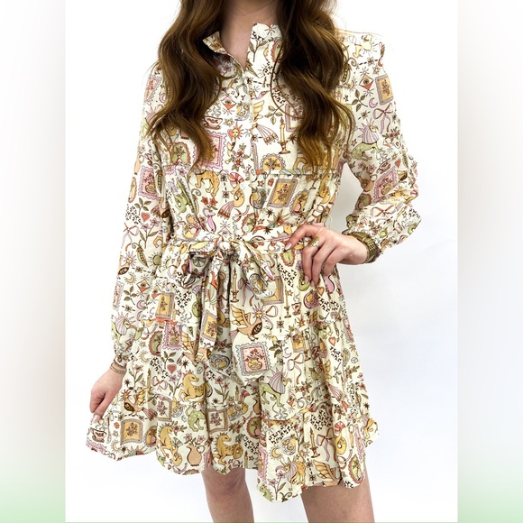 Karlie Multicolor Long Sleeve Dress - Picture 1 of 1